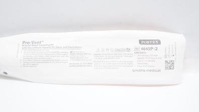 Smiths Medical 4645P-2 Portex Pro-Vent Arterial Blood Sampling Kit
